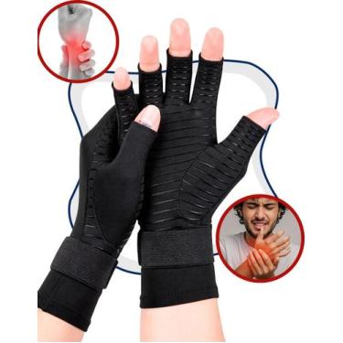 Imagem de Luva Sem Dedos para Conforto das Mãos e Redução de Formigamento - Ergo