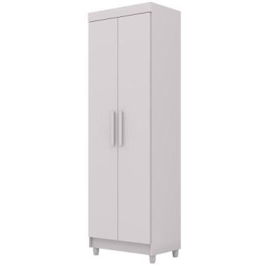 Imagem de Armário Multiuso 2 Portas 60cm Hebrom V01 Branco - Lyam Decor