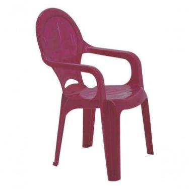 Imagem de Cadeira Infantil Tramontina Catty Rosa Estampado
