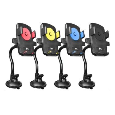 Imagem de Suporte Veicular para Celular no Painel Ou Para-Brisa Modelo TSA-SU-007 Compatível com Smartphones Até 6 Polegadas