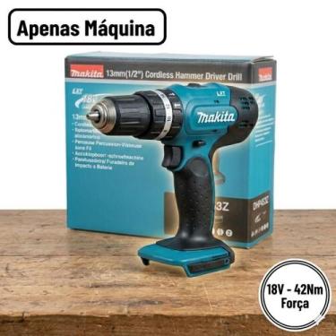 Imagem de Parafusadeira Furadeira Impacto Makita 18V, 42Nm, 2 velocidades, APENA