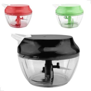 Imagem de Processador De Alimentos Triturador 3 Lâminas Manual - CLINK, Preto
