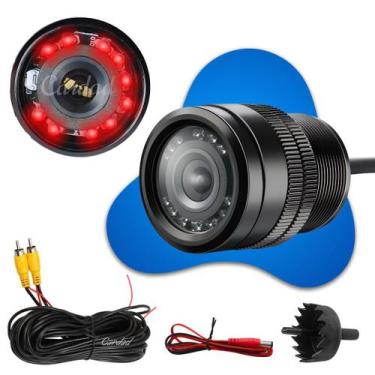 Imagem de Câmera de Ré Automotiva 9 Led Hd Infravermelho Visão Noturna - CARDAD