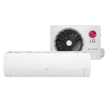 Imagem de Ar-Condicionado LG Dual Inverter Voice 9000 BTUs Frio Branco S3-Q09AA3