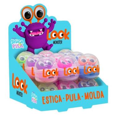 Imagem de Massinha Modelar Look Monster Estica E Pula Gelelé