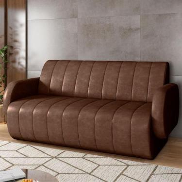 Imagem de Sofá 2 Lugares Sala Living Orgânico 168cm Fávara K01 material sintétic