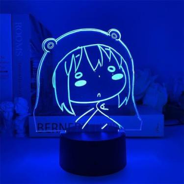 Imagem de Luz noturna LED 3D Himoutos Umarus chans Chans Color Chans - Yiweisai
