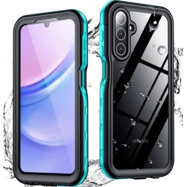 Imagem de Capa Impermeável SPIDERCASE para Samsung A15 5G - Cor Teal