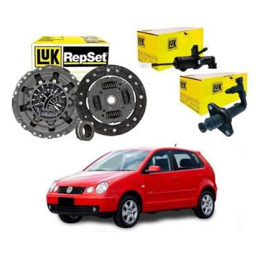 Imagem de Kit Embreagem Cilindro Pedal Polo 1.6 2002 A 2007 - LuK