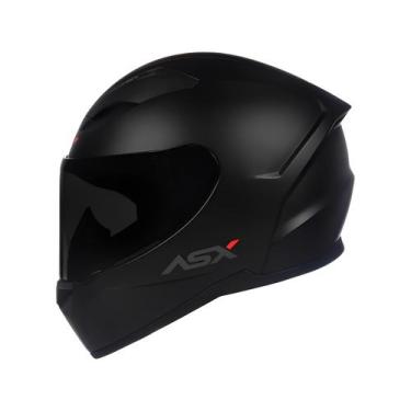 Imagem de Capacete Asx City Solid Preto Fosco Grafite, 62