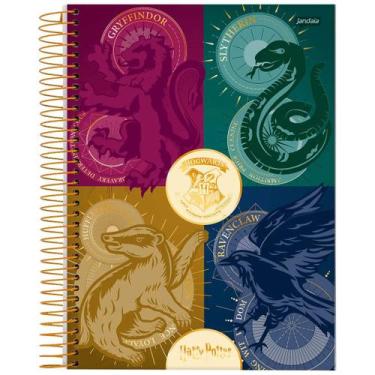Imagem de Caderno universitário 12 matérias 240 folhas Harry Potter Jandaia, Bra