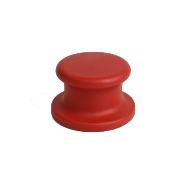 Imagem de Pegador Puxador Pomel para Tampa de Panela em Plástico Polipropileno Compatível com Vidro e Ferro Vermelho