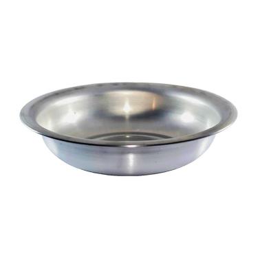 Imagem de Bacia de Alumínio Redonda 16GLB 12L 50cm para Banho Assento Cozinha Lavanderia e Lavabo Resistente