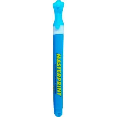 Imagem de Caneta Marca Texto MP 614 Neon SLIM Azul Caixa com 12 - Masterprint