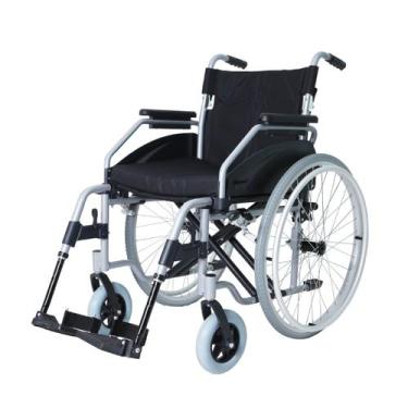 Imagem de Cadeira de Rodas Hidrolight Alumínio Premium até 150 kg, Preto, 48