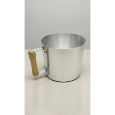 Imagem de Caneca Leiteira Grande Alumínio 3.8L Cinza - Congratulations Store