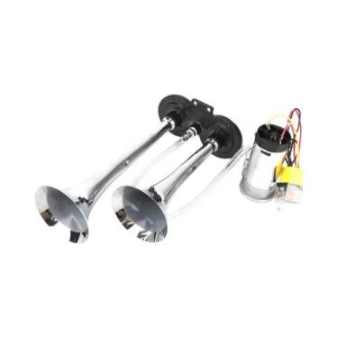 Imagem de Buzina Elétrica De 150dB Para Carro, Moto, Barco E Caminhão Com Compre