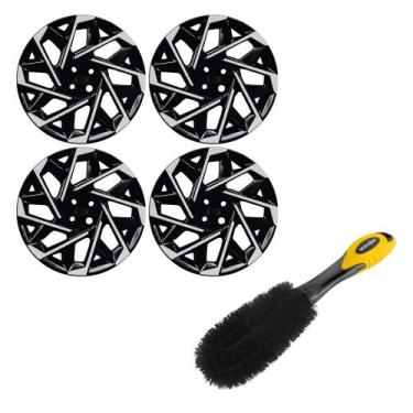 Imagem de COMP Kit Calota Grid Aro 14" Modelo Sport Creta 2025 e Escova para Rod