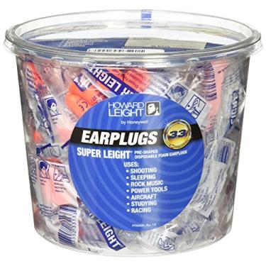 Imagem de Alargadores de ouvido de espuma pré-moldados Howard Leight da Honeywell R 33133 Super Leight (100 pares), R-33133, 100 pares, 100-pairs