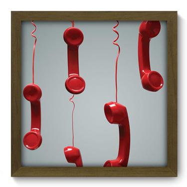 Imagem de Quadro Decorativo - Telefone - 33cm x 33cm - 142