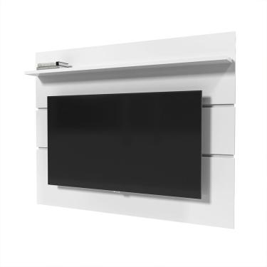 Imagem de Painel TV até 55" c/1 Prateleira  Prism 1.6 Branco Acetinado
