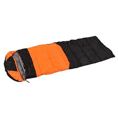 Imagem de Asixxsix Saco de dormir de acampamento, aquecimento por energia USB, saco de dormir aquecido para clima frio, almofada de aquecimento, mochila com saco de armazenamento, leve, quente e confortável, sacos de dormir para adultos caminhadas (laranja)