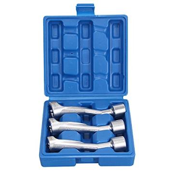 Imagem de UTMALL Conjunto de 3 chaves de linha de combustível de injeção 14 mm, 17 mm, 19 mm, 12 peças para BMW Benz
