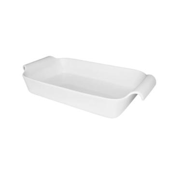 Imagem de Travessa Refratária Funda Fall Oxford Cookware Branca 4,4 litros