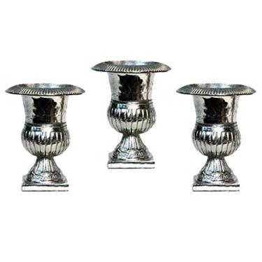 Imagem de Conjunto 3 Vasos Mini Medicis Sarquis Samara Prata