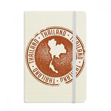 Imagem de Caderno Thailand Culture I Love Thailand de tecido capa dura diário clássico A5