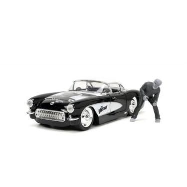 Imagem de 1957 - Chevrolet Corvete - Wolfman Com Boneco - 1/24