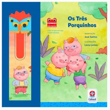 Imagem de Livro Interativo Infantil Os Três Porquinhos Estrela
