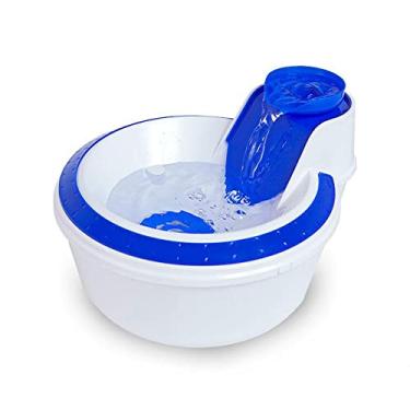 Imagem de Petlon Fonte Bebedouro Cães Gatos Filtro 2L Água Elétrico Azul 220V