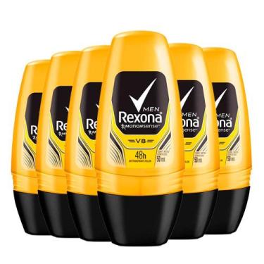 Imagem de Kit Desodorante Roll On Rexona V8 50ml - 6 Unidades