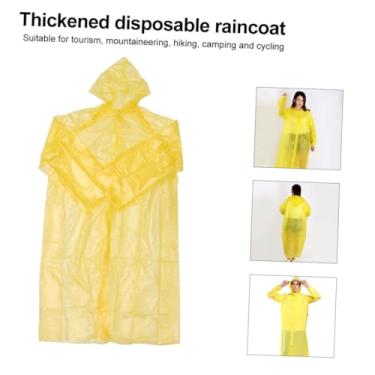 Imagem de 10 Pcs macacão masculino terno de isolamento terno descartável jaqueta de chuva para homens ponchos de chuva para adultos capa de chuva roupa de chuva ao ar livre Moda Yiwu viagem