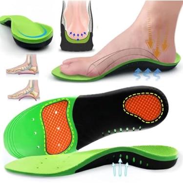 Imagem de Par de Palmilhas Ortopédicas Para Pé Plano Chato Arqueado - B2T