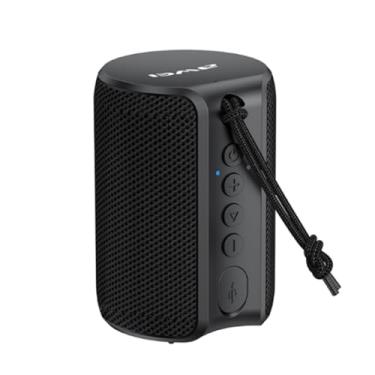 Imagem de Awei Alto-falante Bluetooth Portátil com Som Estéreo de 5 W, Bluetooth 5.0, à Prova d'Água IPX7, 24 Horas de Reprodução, Emparelhamento Estéreo Sem Fio, Preto