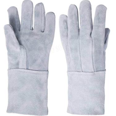 Imagem de Luva Raspa Couro 15cm Com Reforço C.A 