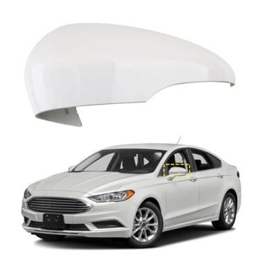 Imagem de Capa de retrovisor, tampas brancas perolizadas para Ford Fusion 2013-2021 Monteo capa de proteção de espelho retrovisor de plástico ABS para Ford Fusion 2013-2021 capa protetora de espelho retrovisor