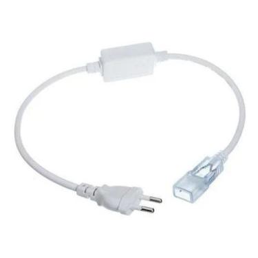 Imagem de Cabo de Alimentação Rabicho p/ Mangueira LED Chata 6mm - k1mstore