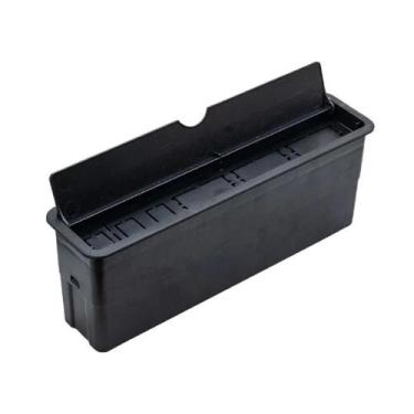 Imagem de Caixa Embutir Mesa Móveis Sem Tomada Slim Com Fundo Preto - Masticmol