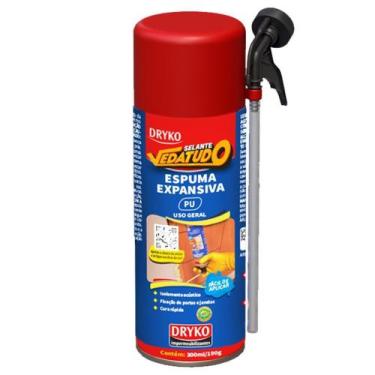 Imagem de Espuma Expansiva Poliuretano Dryko 300ml 190g