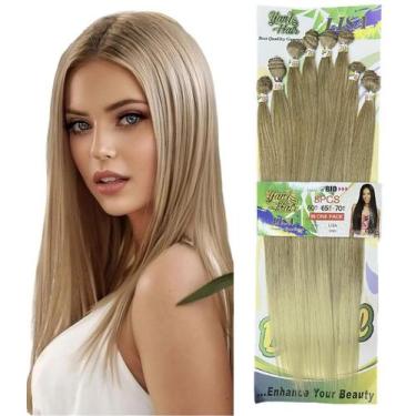Imagem de Cabelo Fibra Bio Premiun Estilo Lisa 8 Telas 300g - D&D Commerce, t27/