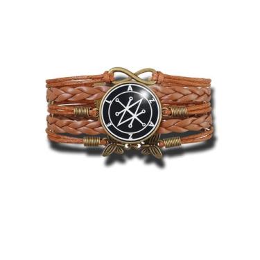 Imagem de Pulseira Feminina Sigilo de Azazel Ajustável - RECANTO ASTRAL