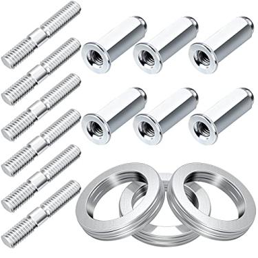 Imagem de PAGOW 15 peças Gy6 parafuso de exaustão e junta para scooters 50cc 125 cc 150cc Go Karts Moped Quad 4 rodas Dune Buggy Sandrail Taotao Sunl Coolster Jonway Roketa (3 conjuntos)