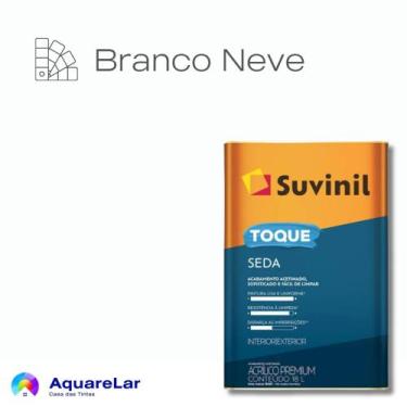 Imagem de Toque Seda Suvinil Acetinado 16L, BRANCO NEVE