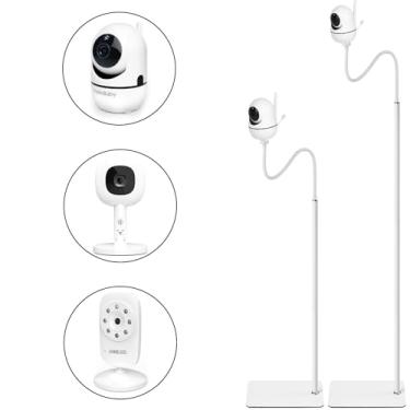 Imagem de iTODOS Suporte de Chão para Monitor de Bebê Compatível com Hellobaby Hb6550/Hb65/Hb6558/Hb66/Hb248,Anmeate Sm935E/Sm650,Bonoch,Childsfarm,Ifamily Baby Monitor,Mantenha O Bebê Longe de Tocar, Mais Segurança