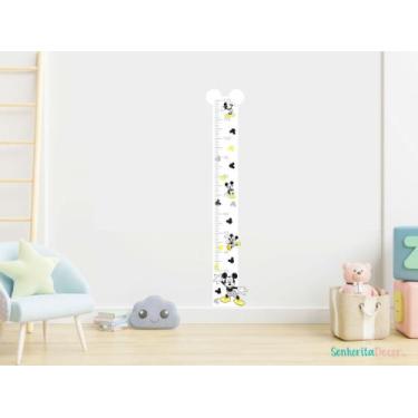 Imagem de adesivo de parede régua de crescimento mickey mouse - Senhorita Decor