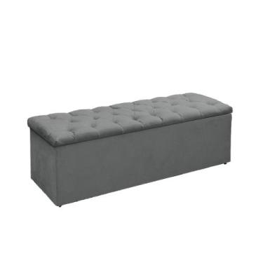 Imagem de Recamier Modelo Lana Para Cama Box Casal 140cm - Suede - Vania Decor, 