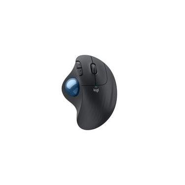 Imagem de Mouse Sem Fio Logitech Trackball ERGO M575S, Bluetooth e USB Logi Bolt, Controle Fácil do Polegar, Preto - 910-007031